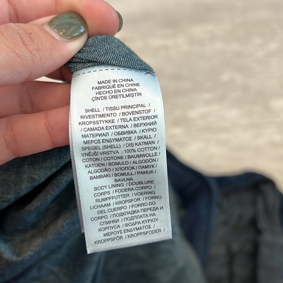 Polo Ralph Lauren Men’s USA Flag Military Patch Denim Field Jacket Size XL - Picture 16 of 16